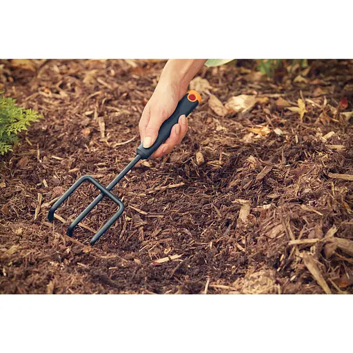 Разрыхлитель ручной Fiskars Ergo 8,5 см, три зуба (1027019) - фото 2