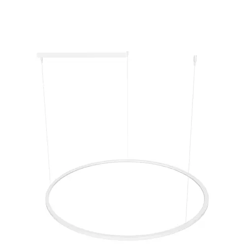 Підвісний стельовий світильник Babich Studio Ring 900 Black (RAL 9005) - фото 4