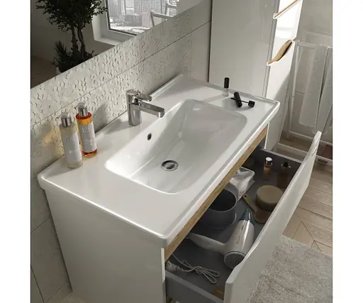 Тумба підвісна Sanwerk Ліга Air 80 мессина з умивальником Idea (MV0000862) - фото 3