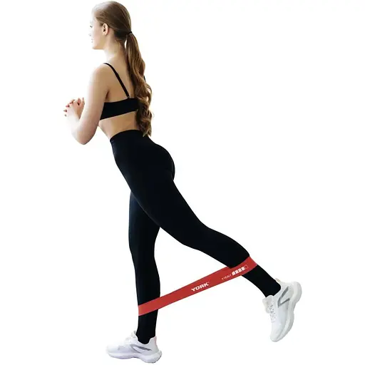 Резинка для фитнеса York Fitness X Heavy, красный - фото 6