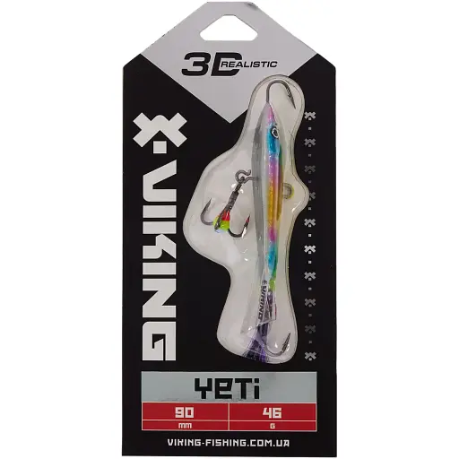 Балансир Viking Fishing Yeti Ice Jig 90mm 46.0g #16 European Values - фото 2