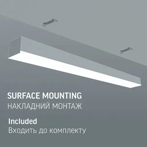 LED світильник лінійний VIDEX BN03 30W 0.6М 5000K 220V Black - фото 5