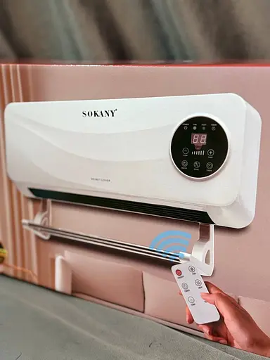 Настенный нагреватель Sokany SK-18036 2000 Вт с пультом и сушилкой Тепловая завеса 2 кВт - фото 8