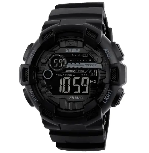 Наручний годинник чоловічий Skmei Champion 1243A Black (1160) - фото 5