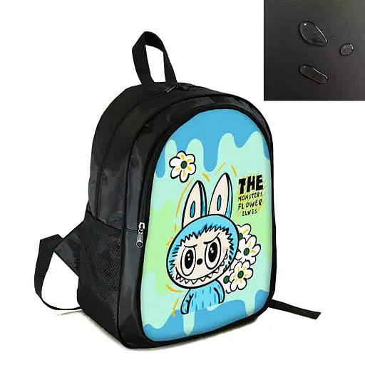 Рюкзак городской/школьный 38×28см с принтом Лабубу/Labubu детский, подростковый, спортивный (4144)