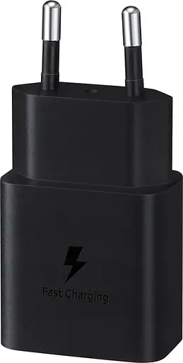 Мережевий зарядний пристрій Samsung 15W Power Adapter (w/o Cable) - Black (EP-T1510NBEGEU) (6972210) - фото 2