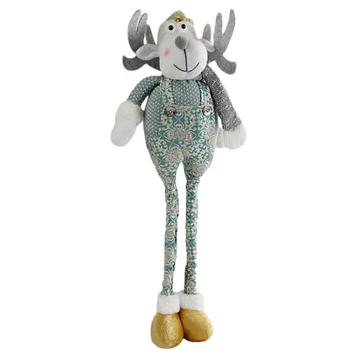 Новогодняя декоративная игрушка C 67890 с телескопическими ножками, олень