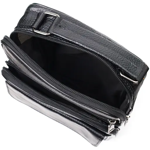 Шкіряна чоловіча сумка Vintage 19,5х24х4,5 см sum0023580 - фото 4