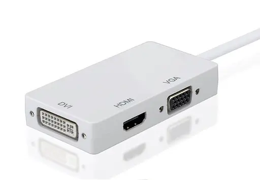 Перехідник mini DisplayPort M HDMI/VGA/DVI 24+5 FHD 1080p - фото 3