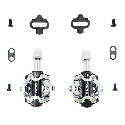 Педали контактные ZTTO JT20 серебристо-черный (G0001437) - фото 2