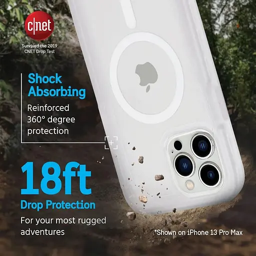 Противоударный чехол с клипсой Pelican Voyager MagSafe для iPhone 14 Pro Max Clear аналог OtterBox Defender - фото 9