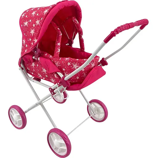 Коляска для куклы Melobo 9391 (HT) розовая