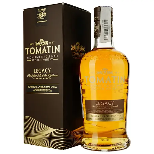 Уцінка. Віскі Tomatin Legacy в подарунковій упаковці 43% 0.7 л