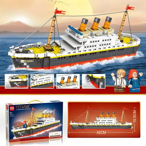 Конструктор Mingdi корабель Titanic на 586 деталей (1E-K0237) - фото 6