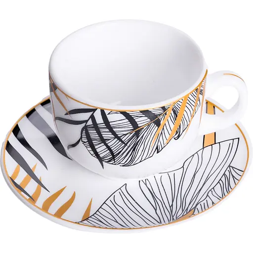 Столовый сервиз Yiwu на 6 персон фарфоровый Palm HP-HK-7 - фото 7