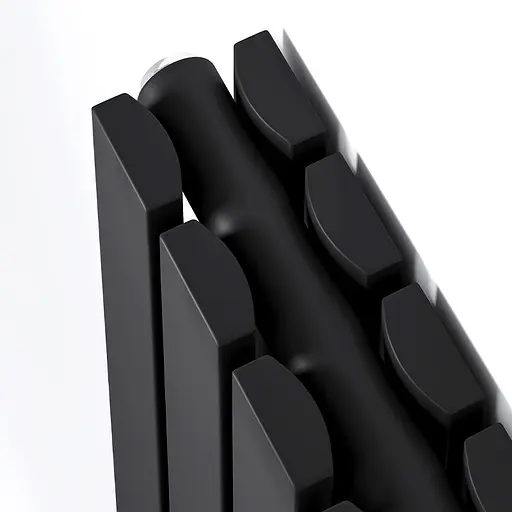 Радіатор дизайнерський Ideale Jolanda 12 6/1800/354 чорний, Чорний - фото 2