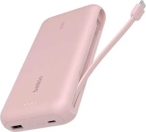 Павербанк Belkin Pink 20 000 mAh / 20 Вт (BPB024HQPK) - фото 1