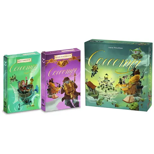 Настольная игра Woodcat Селестия с дополнениями Рука помощи + Бунт на корабле (укр.) (WO-17014+2) - фото 1