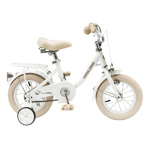 Miqilong Детский велосипед LS 12" белый - фото 4