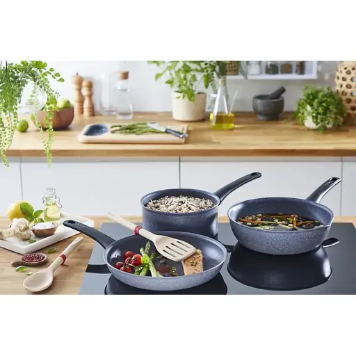 Сковорода Tefal Healthy Chef 24 см серая G1500472 - фото 6