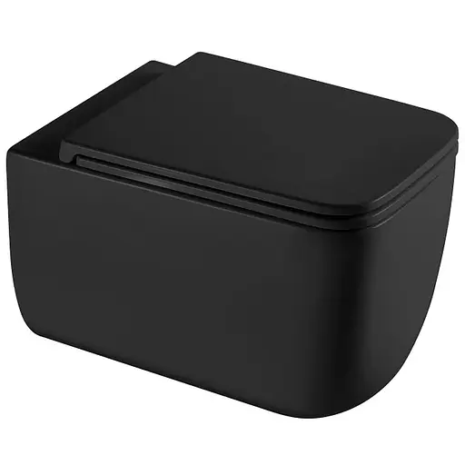 Унитаз подвесной Mixxus Premium Diverse-0301-T1 Black 530x365x373 мм, система смыва Tornado 1.0 MP6600, Черный матовый - фото 1