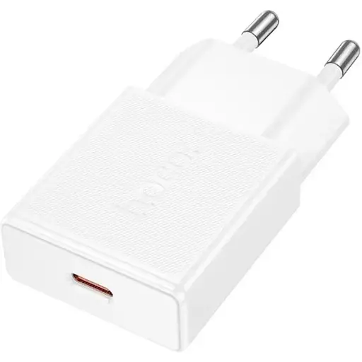Зарядний пристрій Hoco N74 Type-C PD 25W білий - фото 1