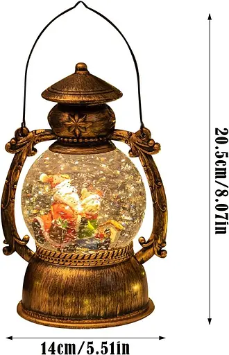 Светильник новогодний музыкальный Фонарь-Пони HC-Q057 LED USB AAх3 (14х11х20см) - фото 5