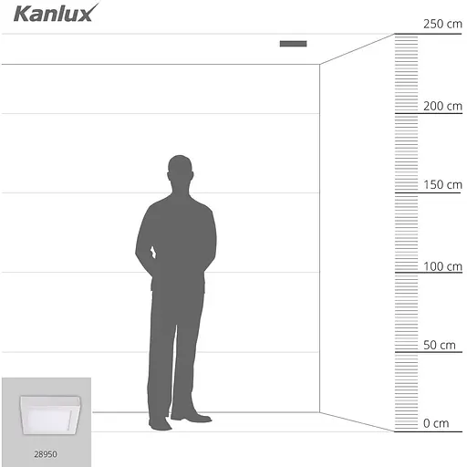 Світильник Kanlux Kanti V2LED 12W-NW-W накладний (28950) - фото 6