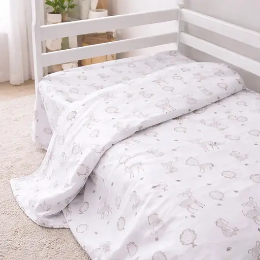 Пододеяльник бязь MirSon Kids Time Little Meadow 110х140 см (2200012578209) - фото 1