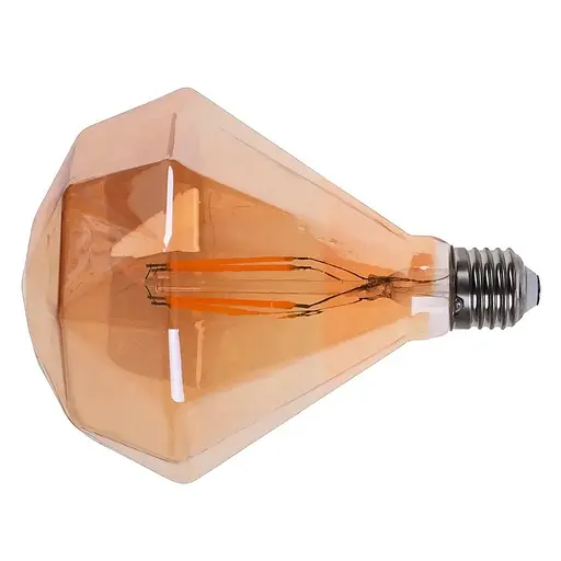Лампа Brille світлодіодна LED 8W E27 COG WW PZ125 Amber 220 В