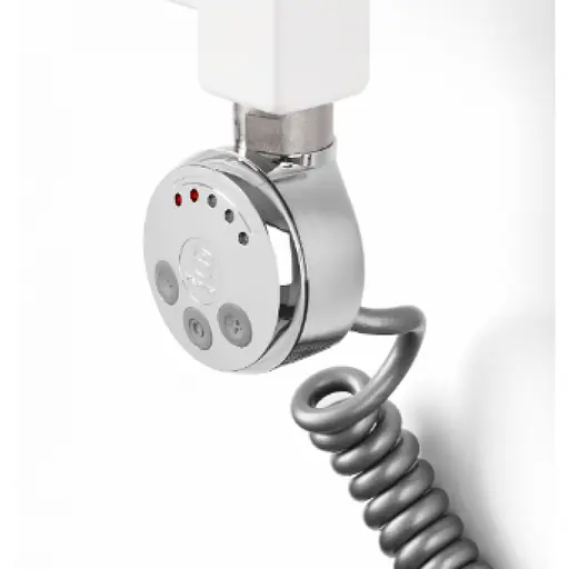 ТЕН для рушникосушки Terma MEG з електронним термостатом 300W Chrome + трійник 30412 - фото 10