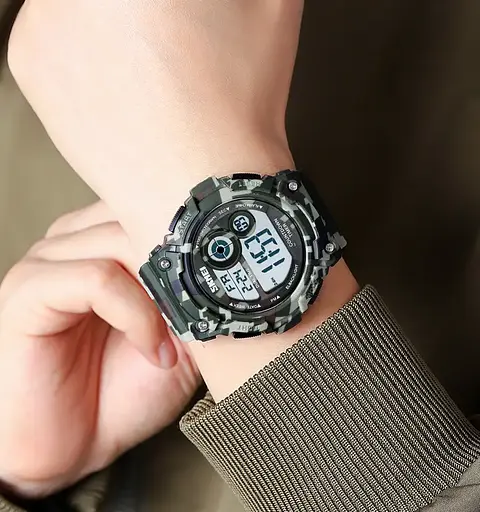 Годинник чоловічий спортивний наручний Skmei 2017 (Камуфляж) - фото 3