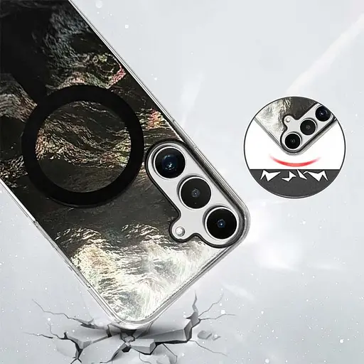 Чехол Epik TPU Shiny Mountain MagFit для Samsung Galaxy S24+ Black - фото 2