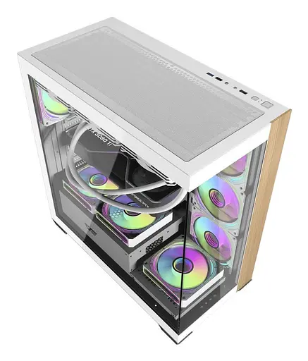 Корпус Darkflash DS900W без БЖ White (DS900W WHITE) - фото 2