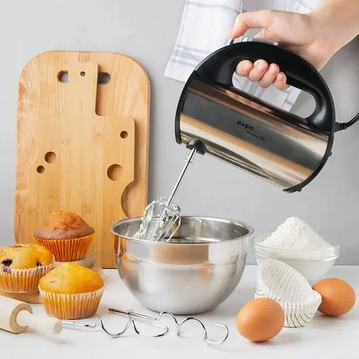 Стаціонарний електричний ручний міксер Magio MG-235 з насадками - фото 2