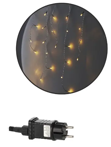 Гирлянда Chomik Бахрома 300LED теплый белый 12 м (LED9843) - фото 2