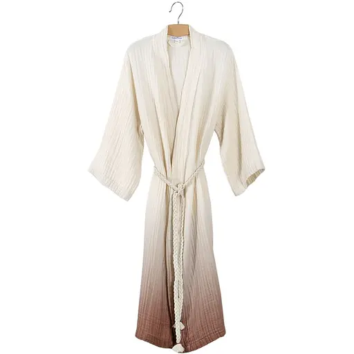 Халат Lotus Home Nitra muslin beige S/M (svt-2000022351041) - фото 1