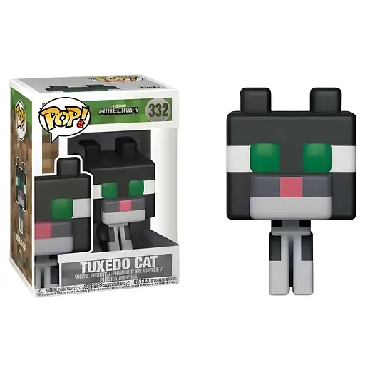 Фигурка POP Minecraft Черно-белый кот 10 см (2025-21)