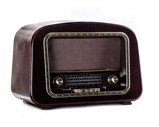 Ретро радио проигрыватель Daklin Европа с подсветкой дерево Орех (RP-050A) - фото 2