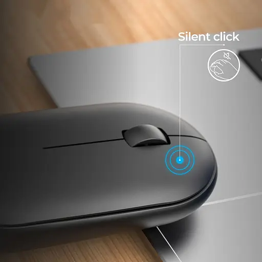 Мышь OfficePro M185B Silent Click Black [144295] - фото 14