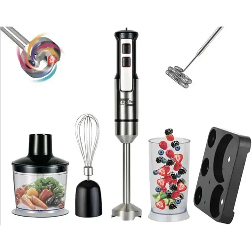 Блендер погружной домашний кухонный 6в1 Zepline ZP-117 1500Вт блендер, измельчитель, миксер