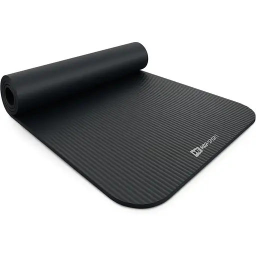 Коврик для йоги Hop-Sport HS-NB010GM NBR 1см черный - фото 6