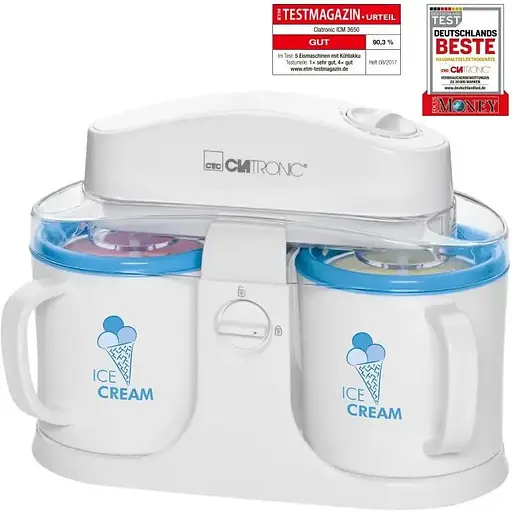 Апарат для приготування морозива Clatronic ICM 3650 морозивниця - фото 2