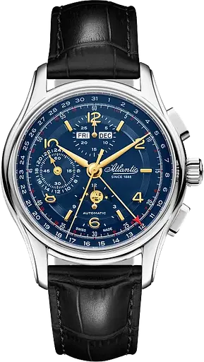 Годинник Atlantic Worldmaster Automatic Moonphase Chronograph 52851.41.55GM