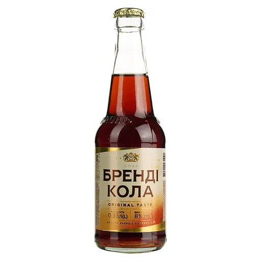 Уценка. Напиток слабоалкогольный Оболонь Бренди Кола, 8%, 0,33 л (695) - фото 2
