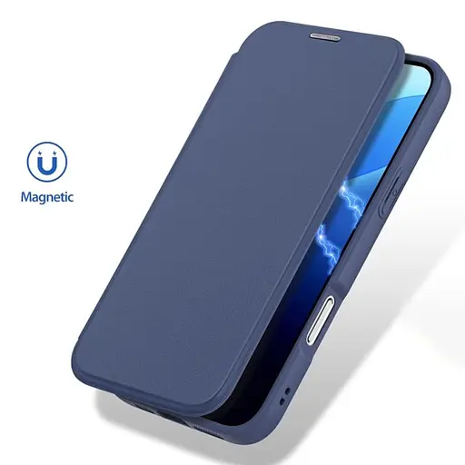 Чехол-книжка Dux Ducis Skin X Pro with MagSafe для Apple iPhone 16 Pro Max 6.9 Blue - фото 2