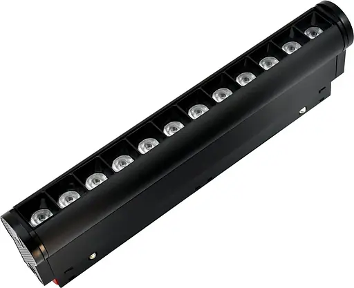 Магнитный трековый светильник поворотный черный OLEDIM OL225 12W 3000k - фото 2