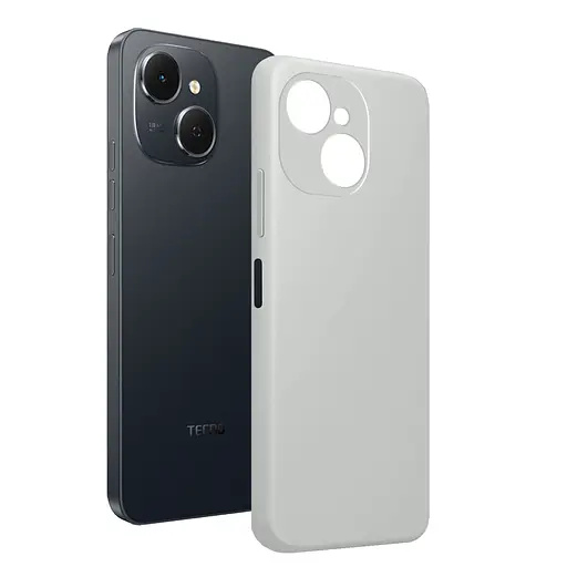 Чохол MAKE Tecno Spark 40C Silicone Titanium Grey - фото 3