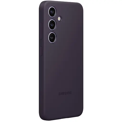 Противоударный оригинальный силиконовый чехол Samsung Silicone Case для Galaxy S24 (6.2") Dark Violet EF-PS921TEEGWW - фото 9