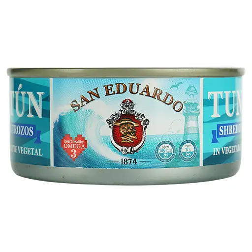 Тунец измельченный в растительном масле San Eduardo 150 г - фото 3